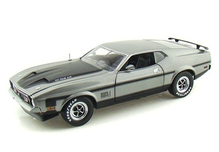 1/18 1971 Ford Mustang Mach 1 (Silver)