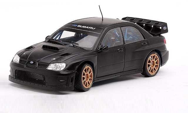1/18 Subaru Impreza WRC07 Rally Car (Plain Black)