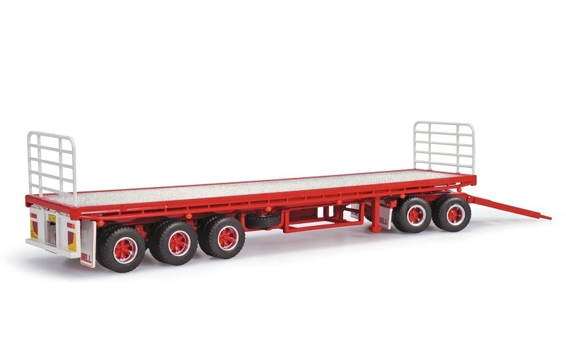 1/64 Flat Bed Freight Trailer