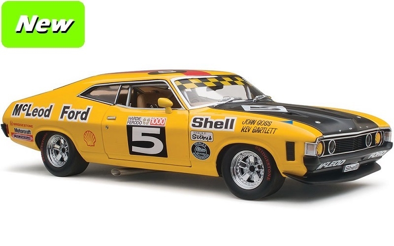 1/18 McLeod XA Falcon GT Hardtop - 1973 Bathurst Pole (CC18873)