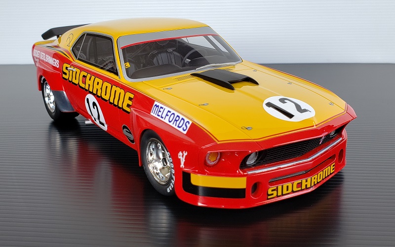 1/18 1969 Sidchrome Mustang #12 Jim Richards