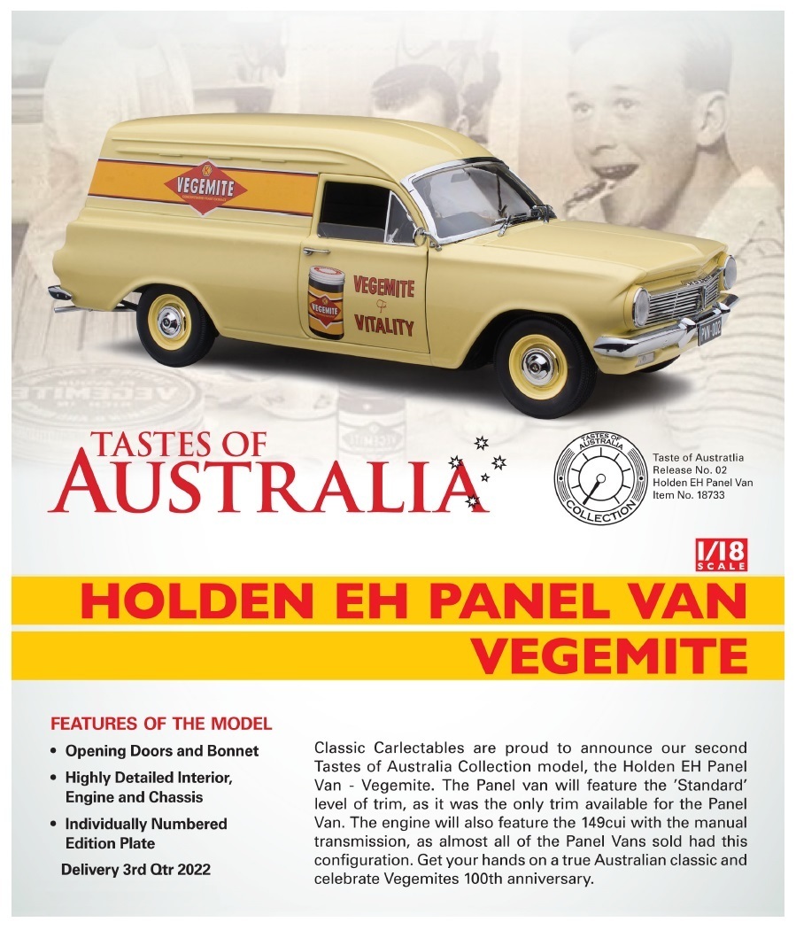 1/18 Holden EH Panel Van - Vegemite (CC18733)